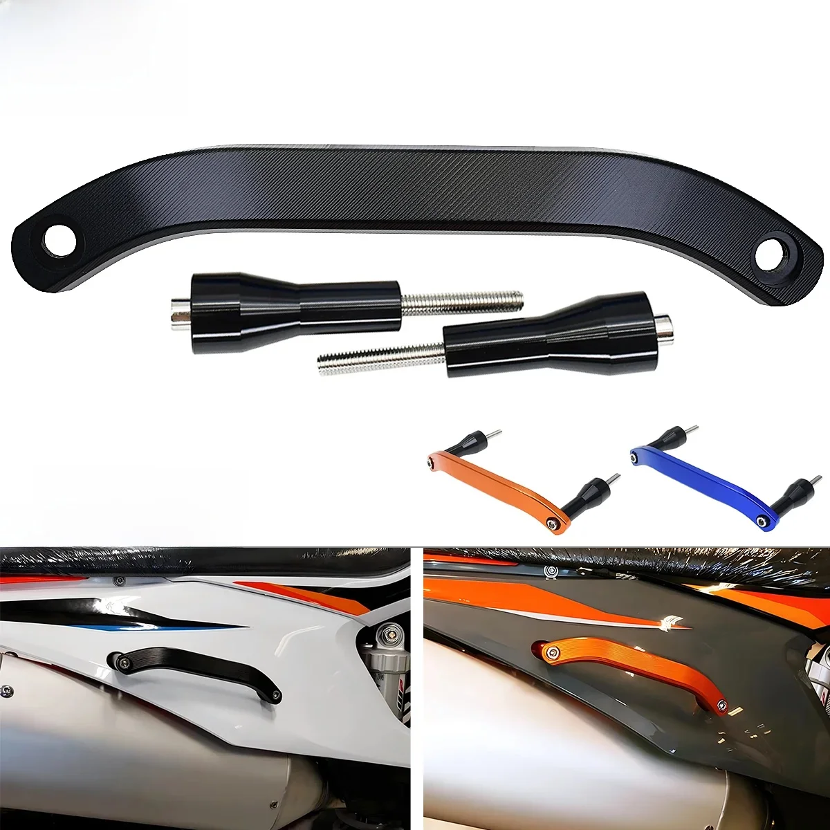Poignée de levage arrière pour moto KTM SX SXF XC XCF XCW EXC EXCF TPI 6D et Husqvarna FC FX FE TX TE 2019-2023