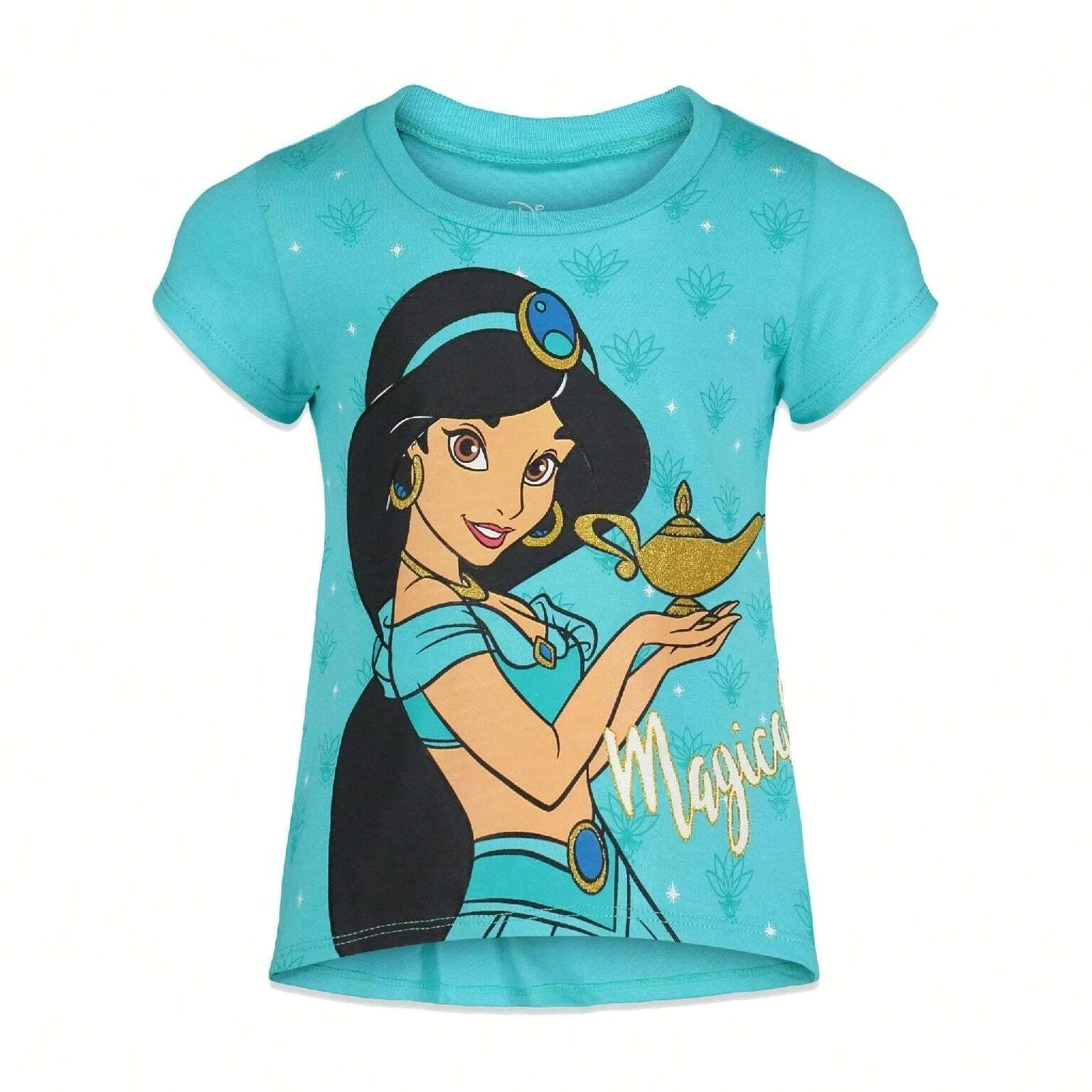 Disney Princess Belle Ariel Cinderella Summer Kids/Adult T-Shirt Girls Cute Cartoon Anime Crew Neck T-Shirt