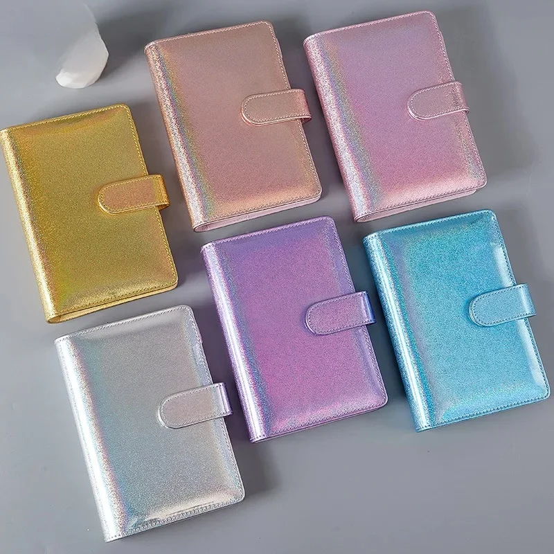 2025 Macaron paillettes Laser A5 A6 bricolage classeur cahier couverture Agenda Agenda planificateur papier couverture école papeterie