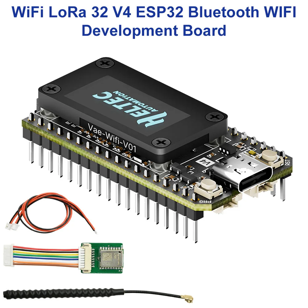 WiFi LoRa 32 V4 ESP32 Bluetooth WIFI Development Board 0.96 inch OLED Solar Powered  WiFi BLE Low Power Type C For Arduino IoT