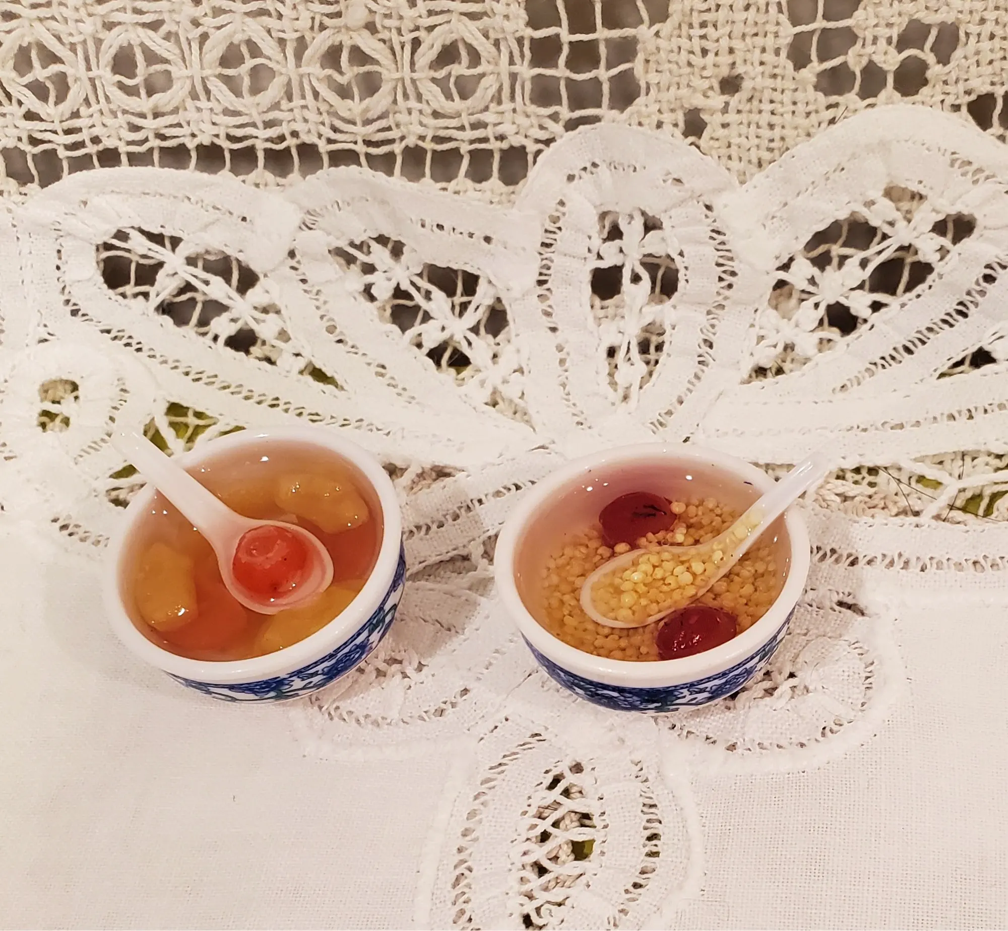 2PCS Miniature Dollhouse Rice Bowl Set photo review