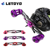 LETOYO UV carbon fiber double rocker knob rightleft hand baitcasting fishingreel for daiwa kastking ryobi rapala PENN Abu Garcia