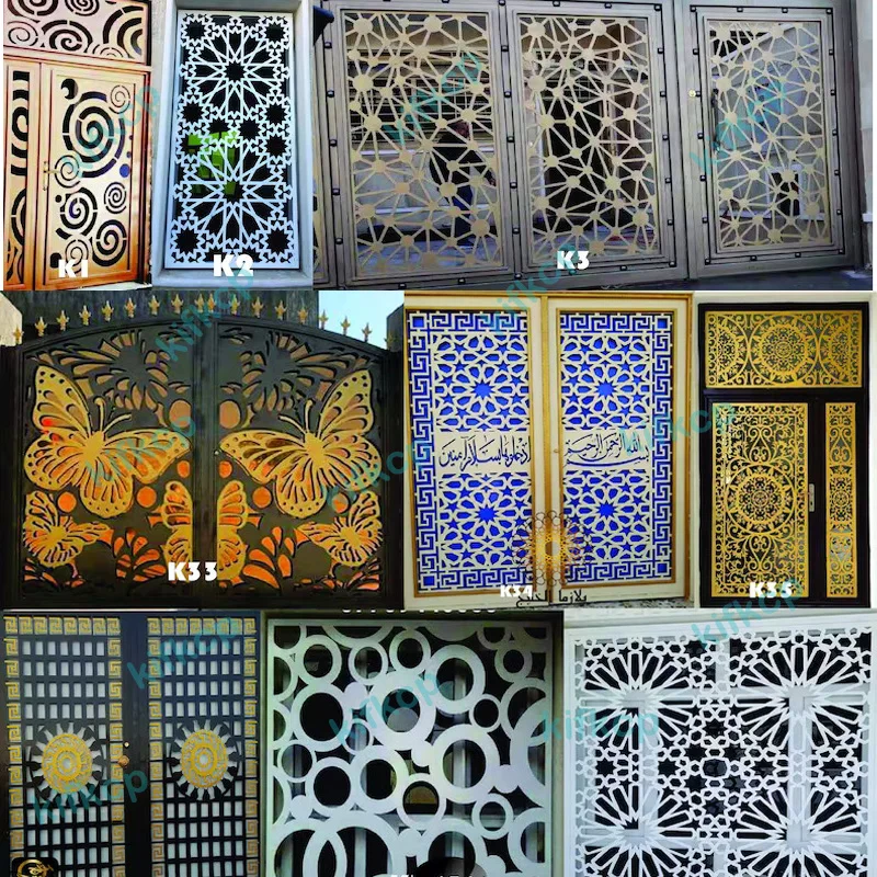 2000 Metal Door Home Garden Decor Sheet DXF Format 2D Vector Design CNC Laser Plasma Cutting Drawing  Files Collection