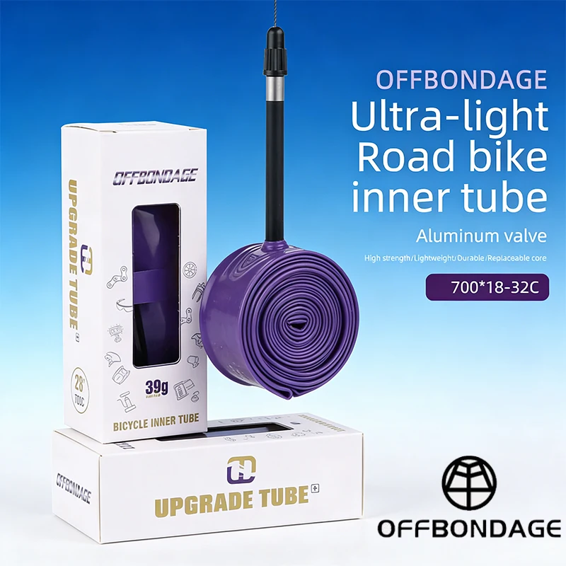 

OFFBONDAGE Bike Inner Tube TPU Ultralight 700*18-32C Road Bicycle Tire Inner Tube FV 45/65/85mm Bike Inner Tube Cycling Parts