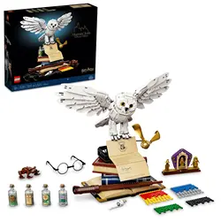 LEGO & Harry Potter Hogwarts Icons Collectors' Edition 76391 Collectible 20th Anniversary Set for Adults Gift (3010 Pieces)