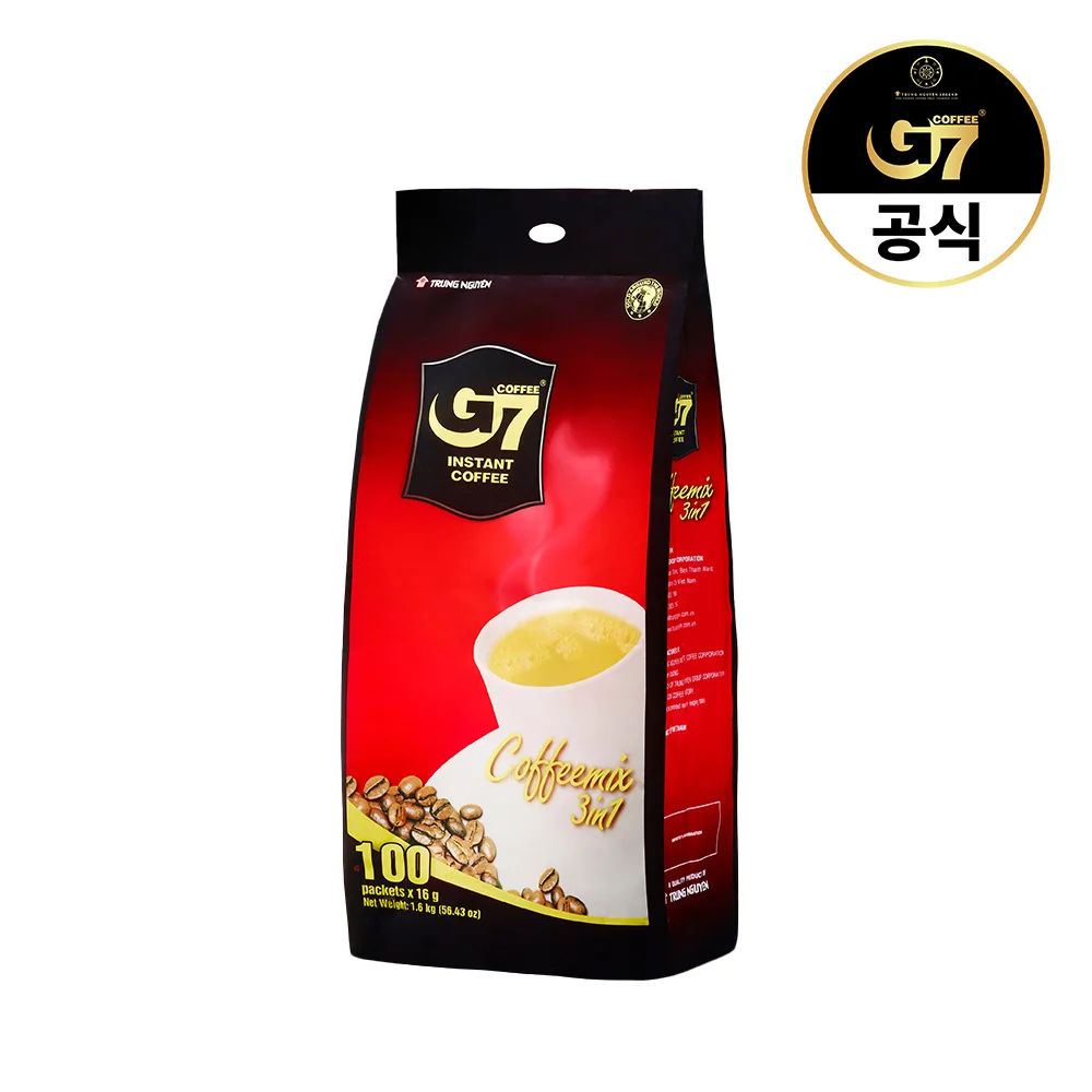 G7 Vietnamese Coffee 3in1 Coffee Mix 16G X 100 Plot