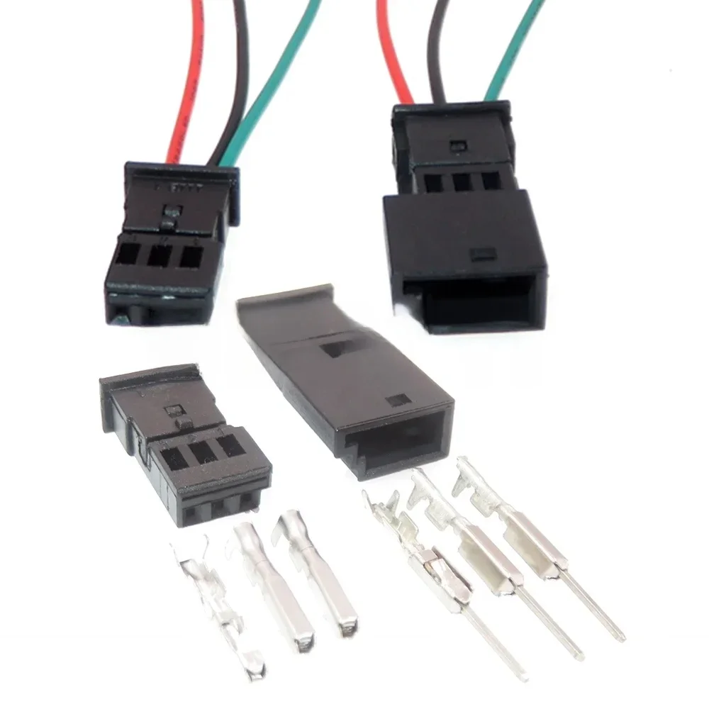 1 ensemble de capteurs de pluie automatiques à 3 voies, prise de fil, haut-parleur de voiture, prise de lampe d'ambiance, assemblage AC 1- 968700 -1 1355620 -1 1- 1718346 -1