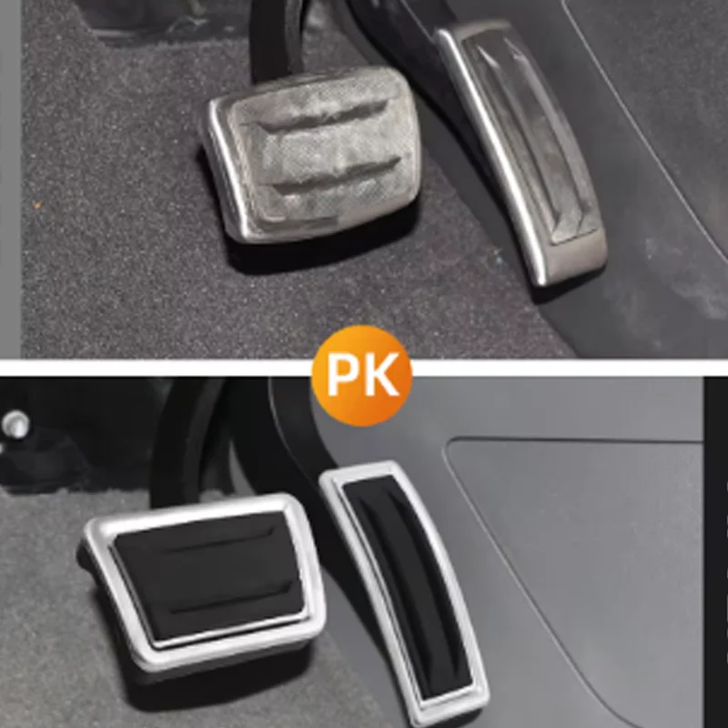 Car Foot Pedals Stainless Steel Gas Brake Restfoot Pedal Pads Protector Accessories for Cadillac XT5 XT4 XT6 2016~2021 2020 2019