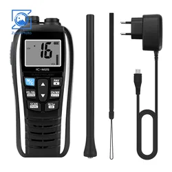 IC-M25 Marine Walkie Talkie VHF Marine Radio 5KM 5W Waterproof Handheld Transceiver