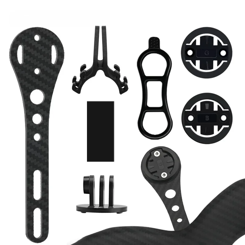 AliExpress riderace Bicycle Computer Holder Carbon Fiber Bracket Road Bike Speedometer Stopwatch Mount Holder Light Stand For Igpsport Garmin Bryton