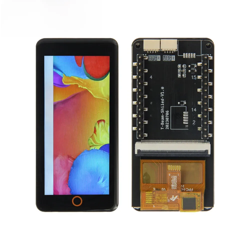 LILYGO® T-Beam-Shield Wyświetlacz 2.33-calowy ST7796 pojemnościowy dotykowy IPS ekran TFT LCD rozszerzalny T-MPU9250 moduł 9-czujnik osi — zdjęcie 2