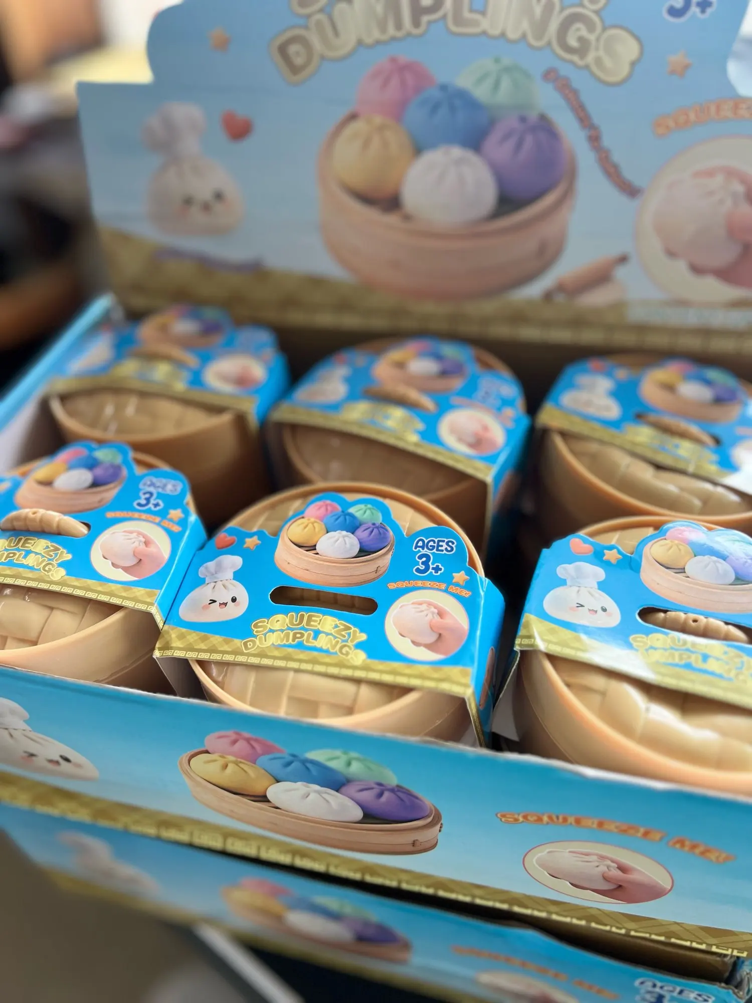 Glitter dumpling squishies Glitter Dumpling Squishy with Box Dumplings Sensory Dumpling Pressure Toy for Stress Relief photo review