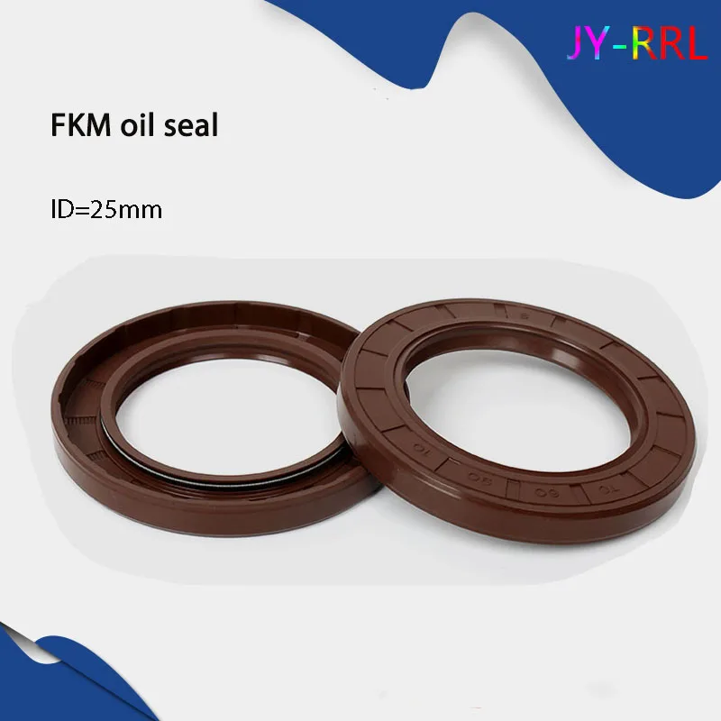 1Pcs FKM TC/FB/TG4 Framework Oil Seal ID 25mm OD 32-65mm Thickness 5-12mm Fluoro Rubber Gasket Rings