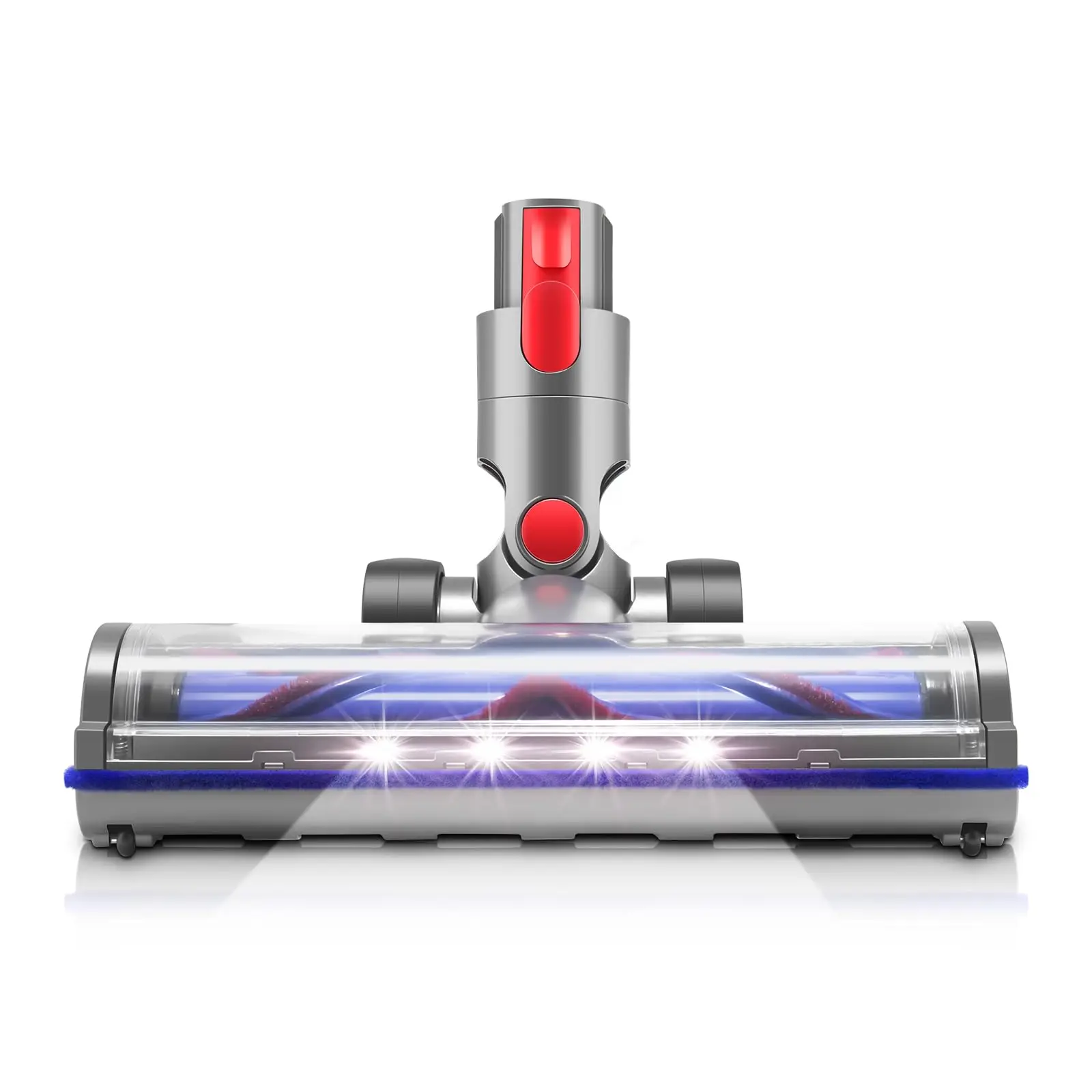 Blossom Roller Borstelkop voor Dyson V7 V8 V10 V11 V15 Draadloze Stofzuiger Vervangende Onderdelen Kop met LED Koplamp