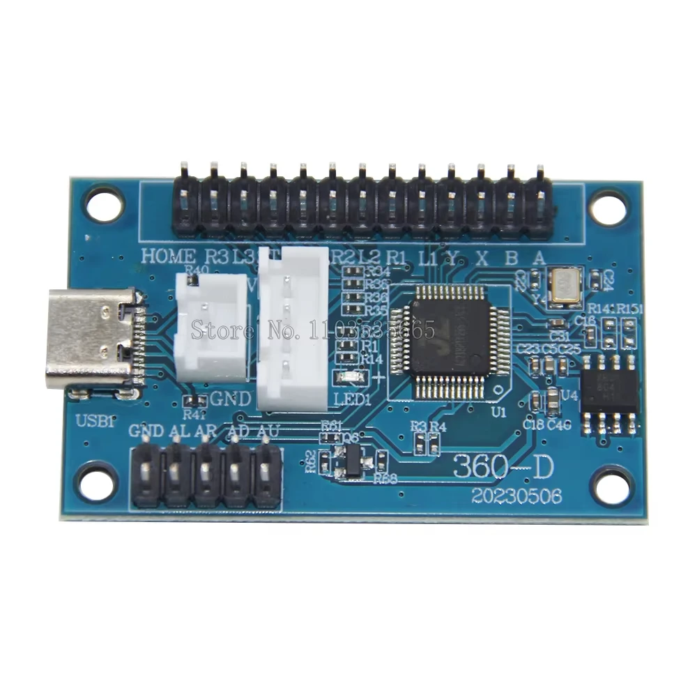 Arcade Game Controller Encoder Usb Board Zero Delay For Pc/Xbox 360/Android Sanwa Stype Joystick Control One 1 Player Pcb