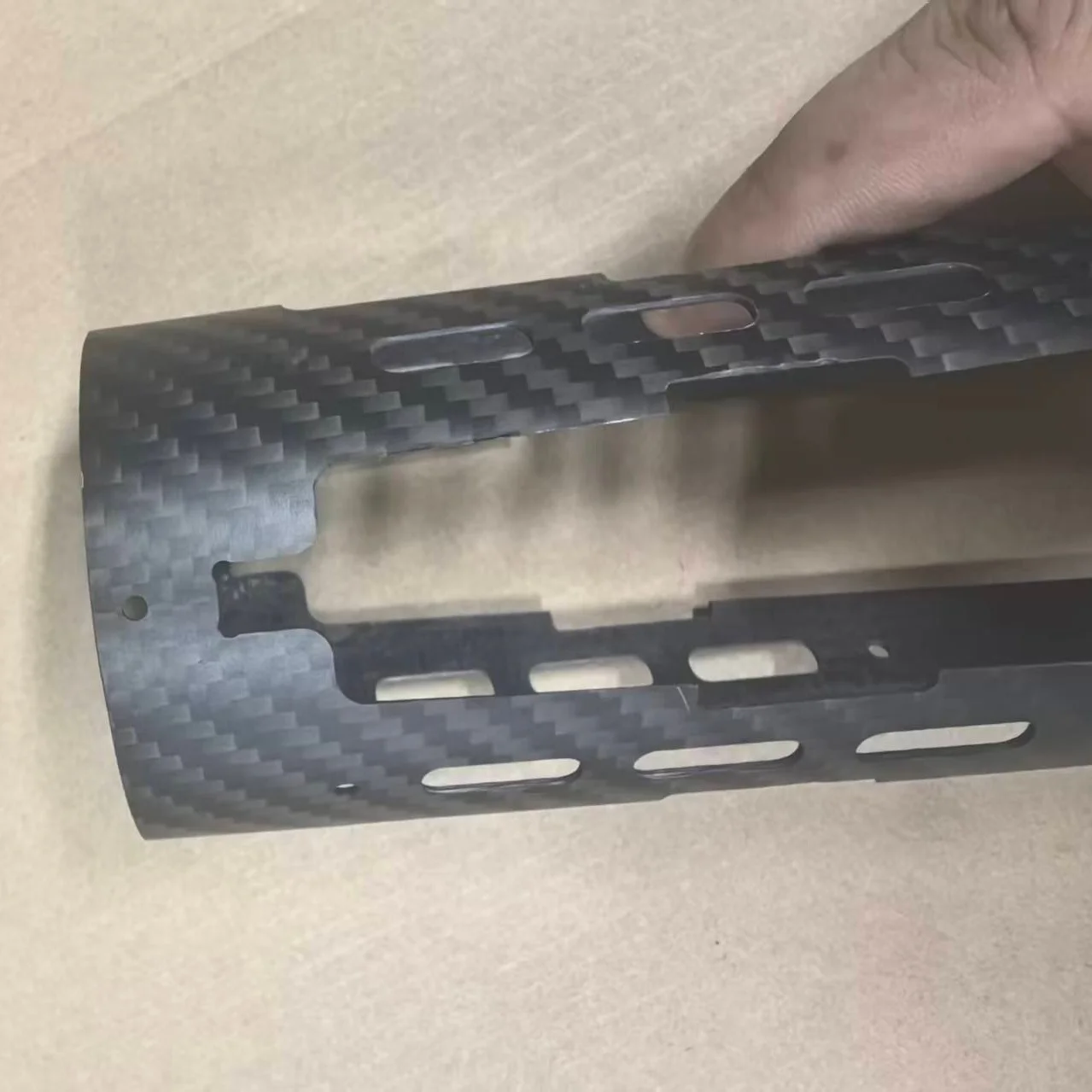 Carbon Fiber Sheet Plate Cutting Processing Custom Service CNC Machining RC FPV Frame Drone Parts T700