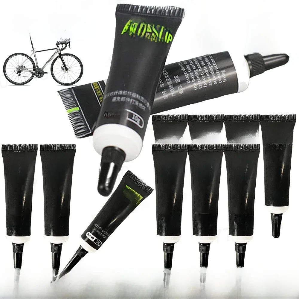 Agent antidérapant en Fiber de carbone 10G, 1 à 10 pièces, pour tige de selle, cadre de guidon, Protection des Surfaces de tige, graisse de vélo pour vélo