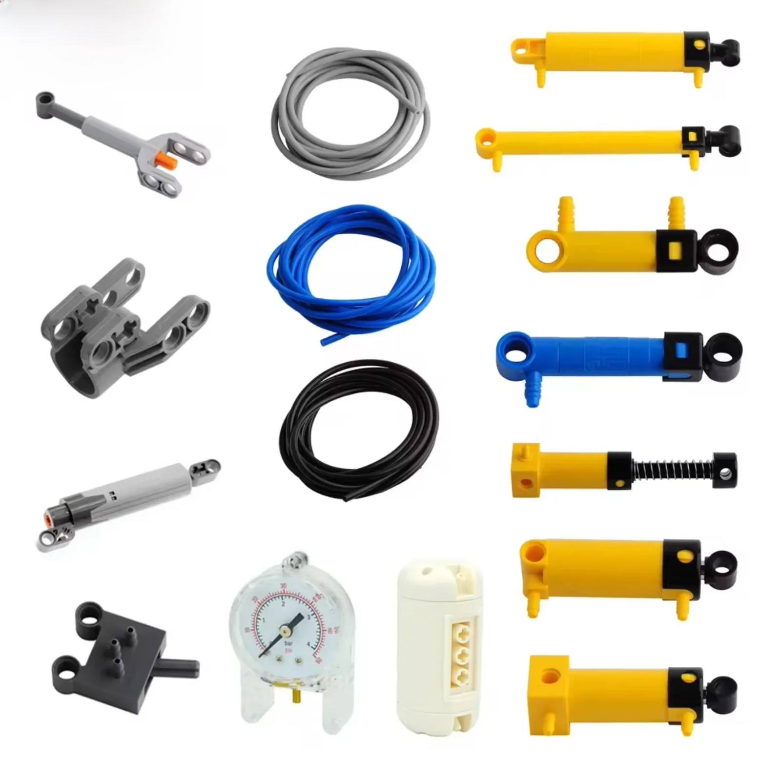 Mold King MOC Parts Wąż pneumatyczny Pompa powietrza Przełącznik popychacza Tłok Pompa zbiornika powietrza do pneumatycznych 47225 47223 19482 2793c01 — zdjęcie produktu 7