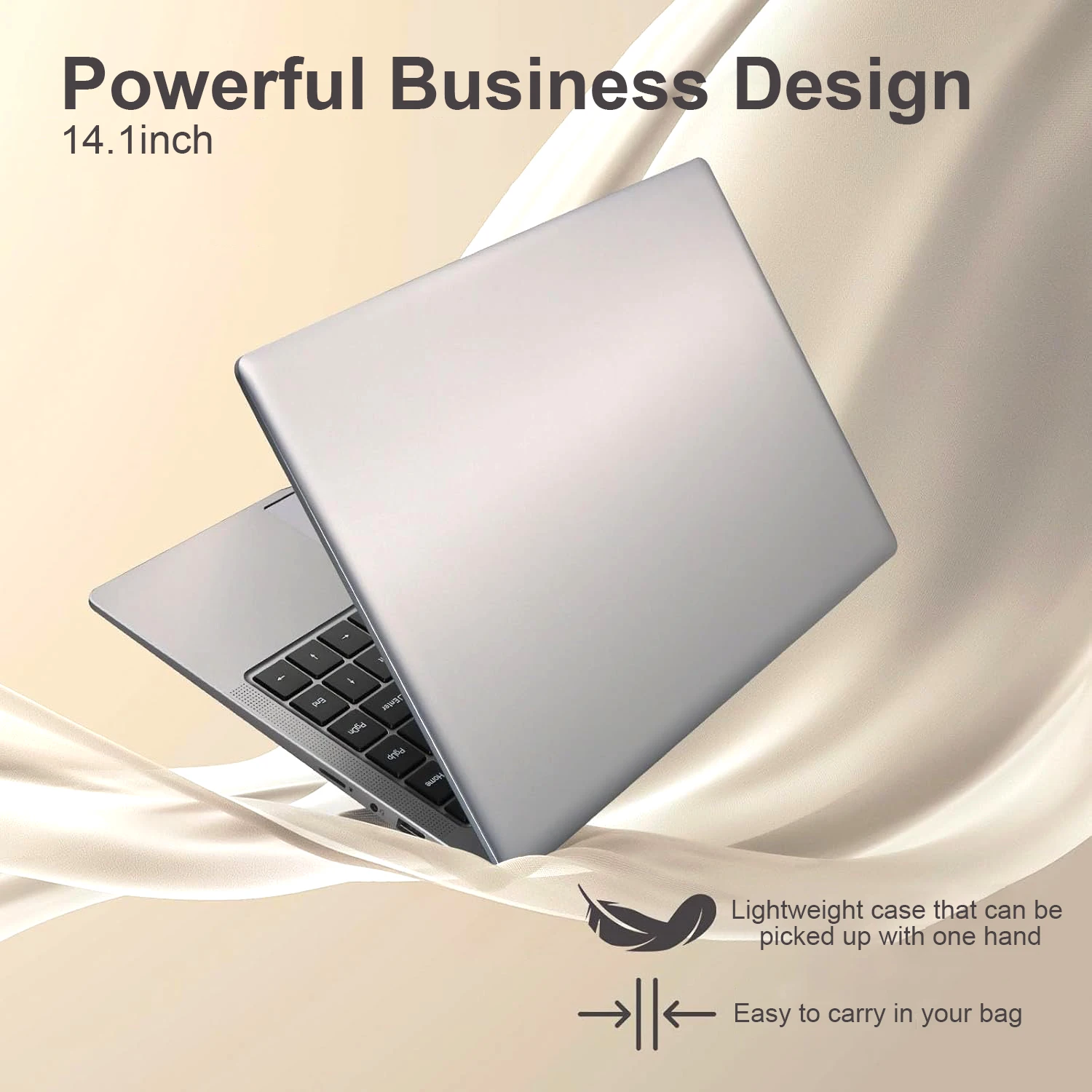 كمبيوتر محمول Erilles Windows 11 Pro Intel Atom A3950 2025 كمبيوتر محمول 12 جيجابايت رام 512 جيجابايت 1 تيرا بايت 2 تيرا بايت SSD 1080P كمبيوتر مكتبي للدراسة