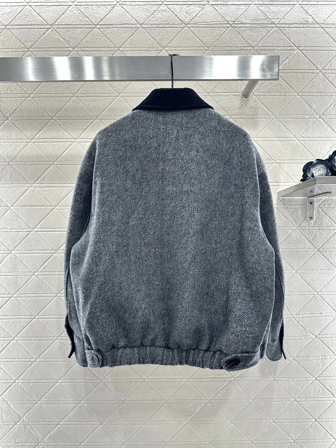 

25 autumn/winter new lapel jacket women's trendy casual loose jacket high-end quality jacket