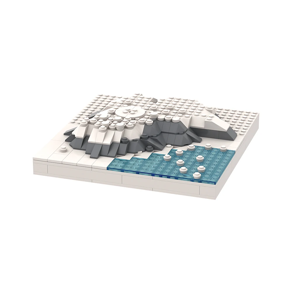 MOC Pine Tree Base Pine Tree Bricks Model Winter Fir Base Winter Fir Building Blocks Toys Set For christmas Gift Juguetes