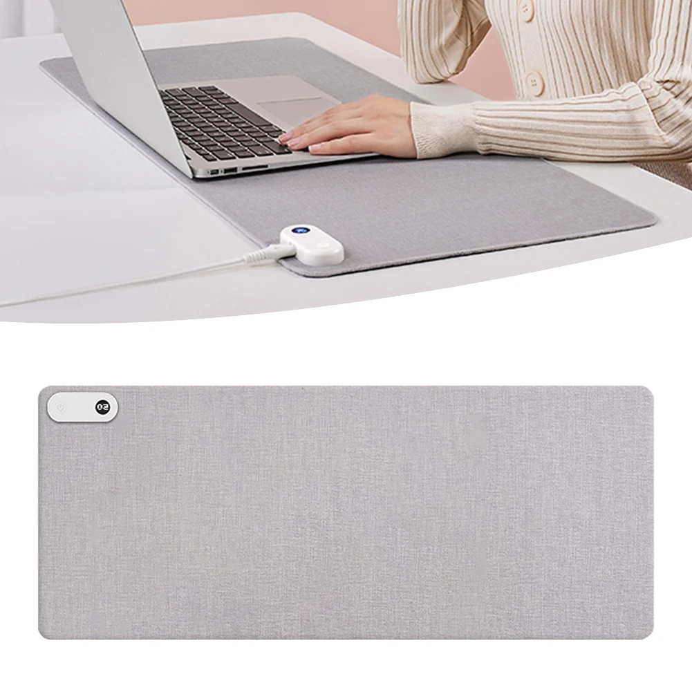 80*33cm Smart Heated Mat Desktop Electric Heating Pad Mouse Pad for Home Office Warming Pad Power 150W Desk Mat Mat for Winter