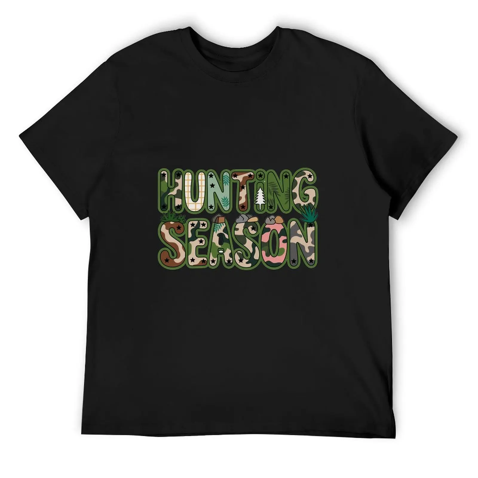 Countryside Waterfowl Mallard Duck Camo Bow Black Short Sleeve Tshirt Duck Hunting Enthusiast Basic Daily Wear