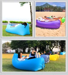 Sofá inflable perezoso portátil para exteriores, cama de aire para Parque de pastizales, playa de agua, juguetes, silla inflable, sofá de aire infable rápido, Sofá de aire plegable para exteriores, tumbonas hinchables