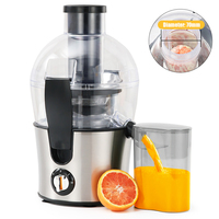 Electric Juicer 500W Stainless Steel 2 Speeds Centrifugal Juice Machine Residue Separation Fruit Vegetable Juicer 220V