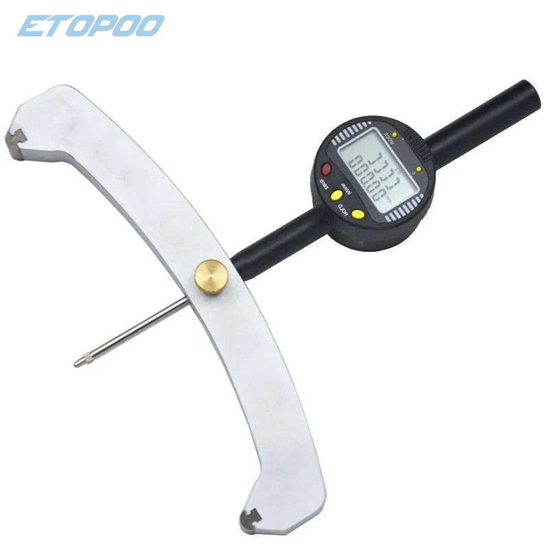 0-12.7MM 0-50.8mm digital radius gauge digital radius indicator with 5 changeable measuring jaw Measurement Tool