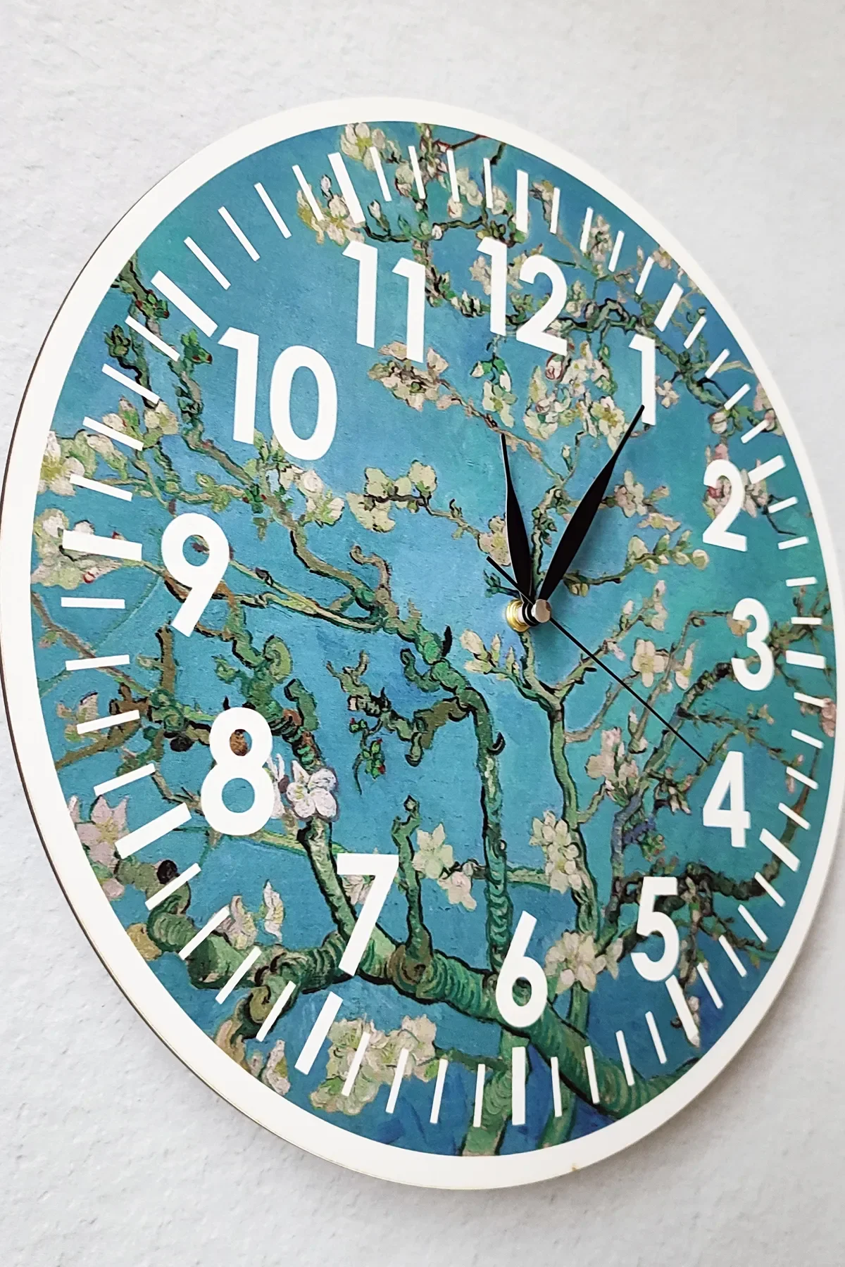 

Van Gogh Almond Blossom Tree UV Printed Wall Clock 37x40