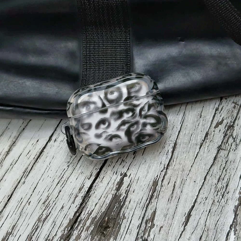 

Fashion cool ink eye earphone protective case for AirPods 2 3 4 Pro 2 3 simple creative popular new shockproof protective case