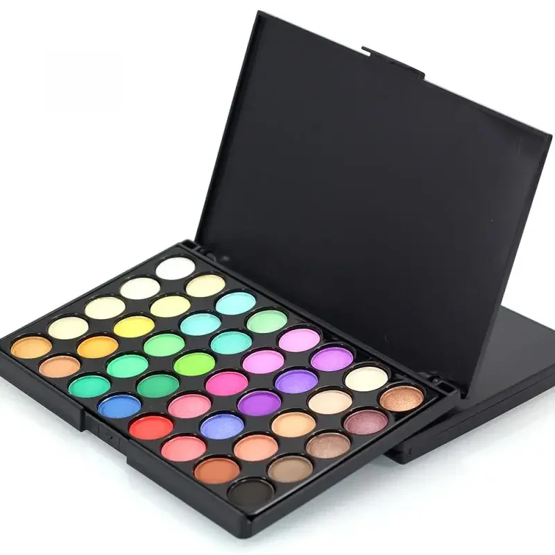 40 kolorów Ultimate paleta cieni do powiek Matowe i połyskujące wykończenia Odcienie ziemi Długotrwały, odporny na rozmazywanie zestaw do makijażu Korea Cosmetics — zdjęcie 2