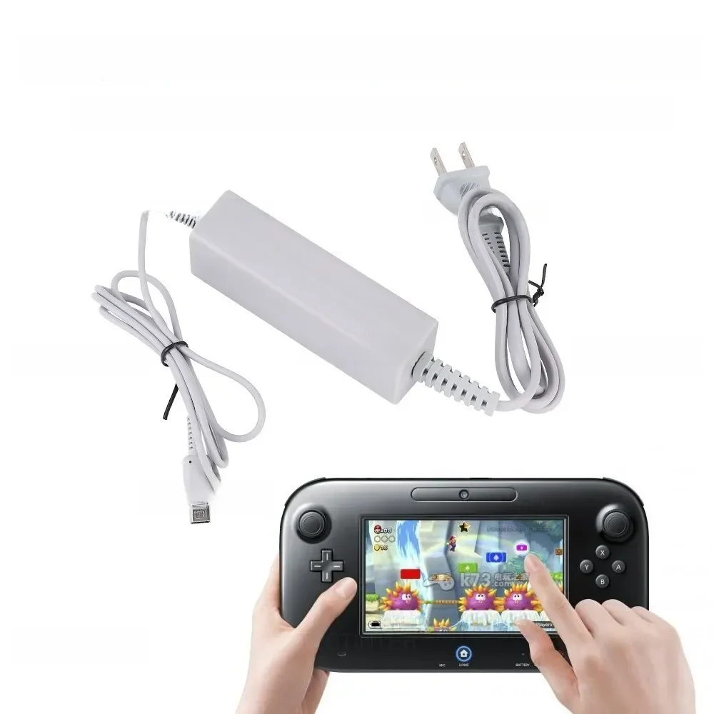 Adaptateur de chargeur AC pour Nintendo Wii U, manette de jeu, câble de charge, manette, prise UE, alimentation murale domestique pour WiiU Pad