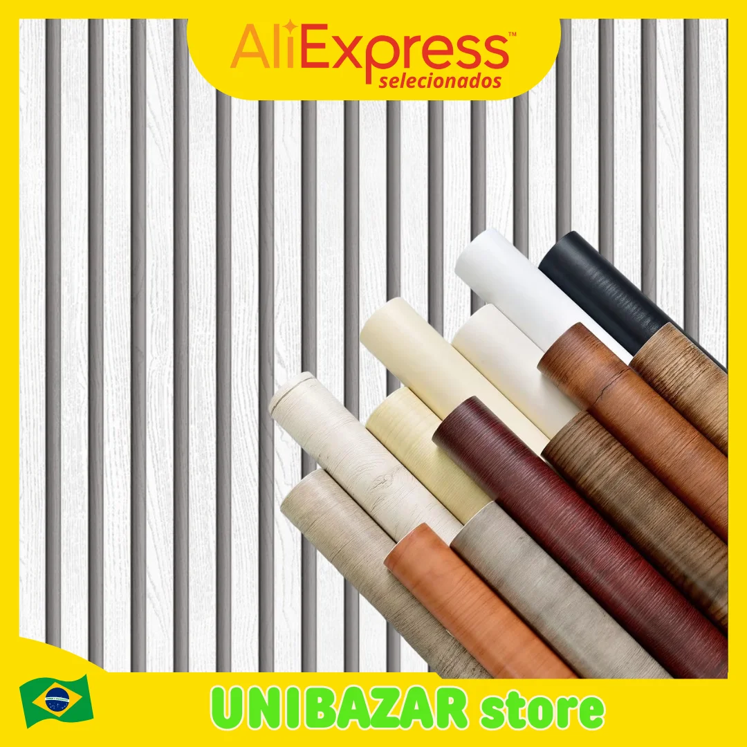 Waterproof PVC Self Adhesive Wall Stickers, Large Roll, Home Decor, Background, Table, Cabinet, Wallpaper, Wood