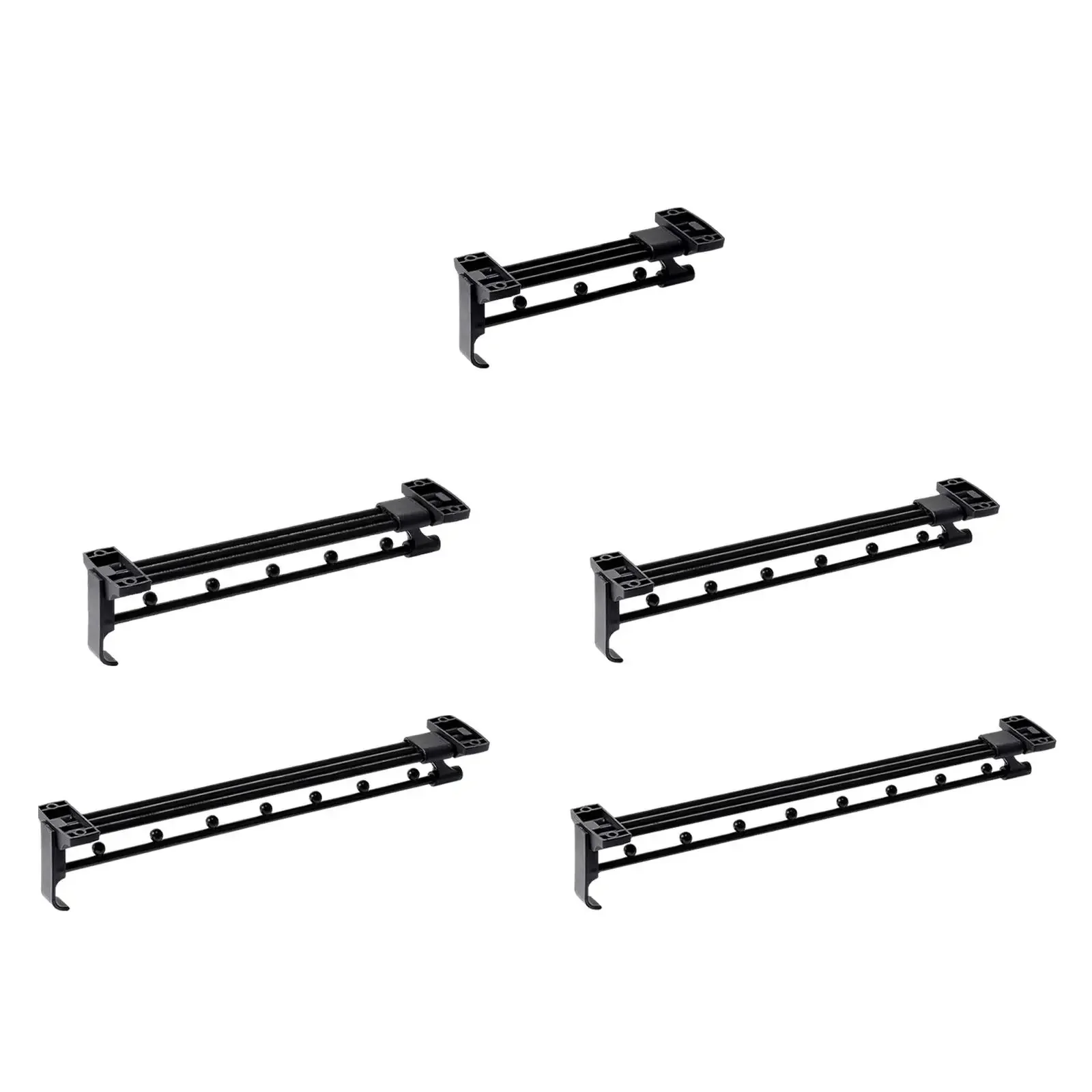 Cintre Télescopique Côtelé, Barre T1 Rétractable, Poteau de Placard, pour Pantalon, Manteau, avec Vis de Montage, le Plus Récent