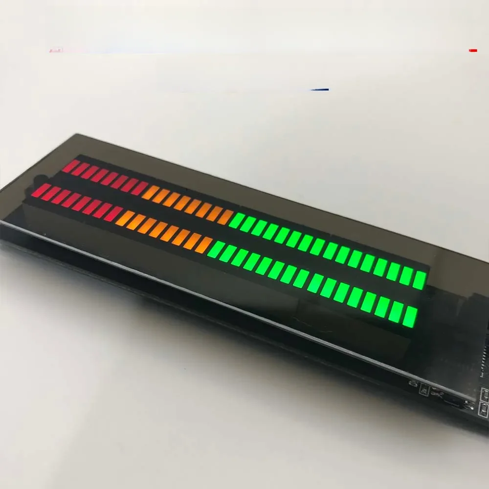 Multi-mode 32 LED wskaźnik poziomu wyświetlacz muzyczny z nastrojowe oświetlenie lampą rytmiczną VU miernik dla odtwarzacz samochodowy 12V DC — zdjęcie 2