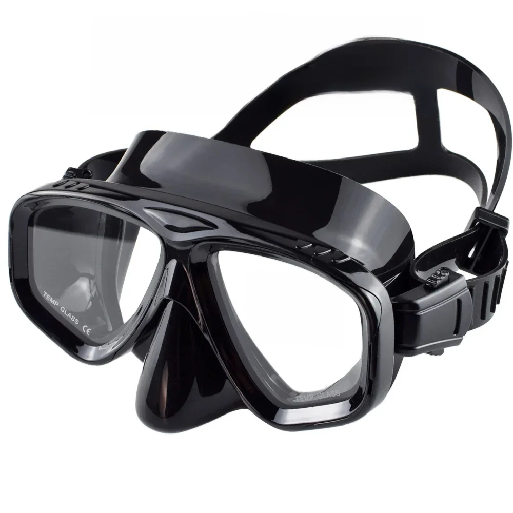 Scuba Optische Gehärtete Brille Tauchmaske Erwachsene Myopie Schwimmen Googles Kurzsichtige Gläser Kurzsichtigter Silikonrock