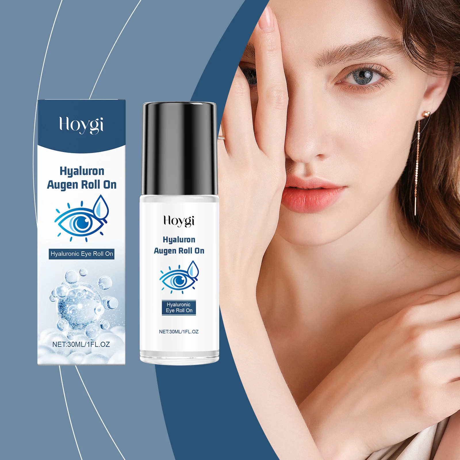 

Hoygi 30 мл сыворотка для ухода за глазами с гиалуроновой кислотой, темные круги, удаление увлажнения кожи, омоложение, против отечности, ремонт мешков под глазами, шарик-ролик