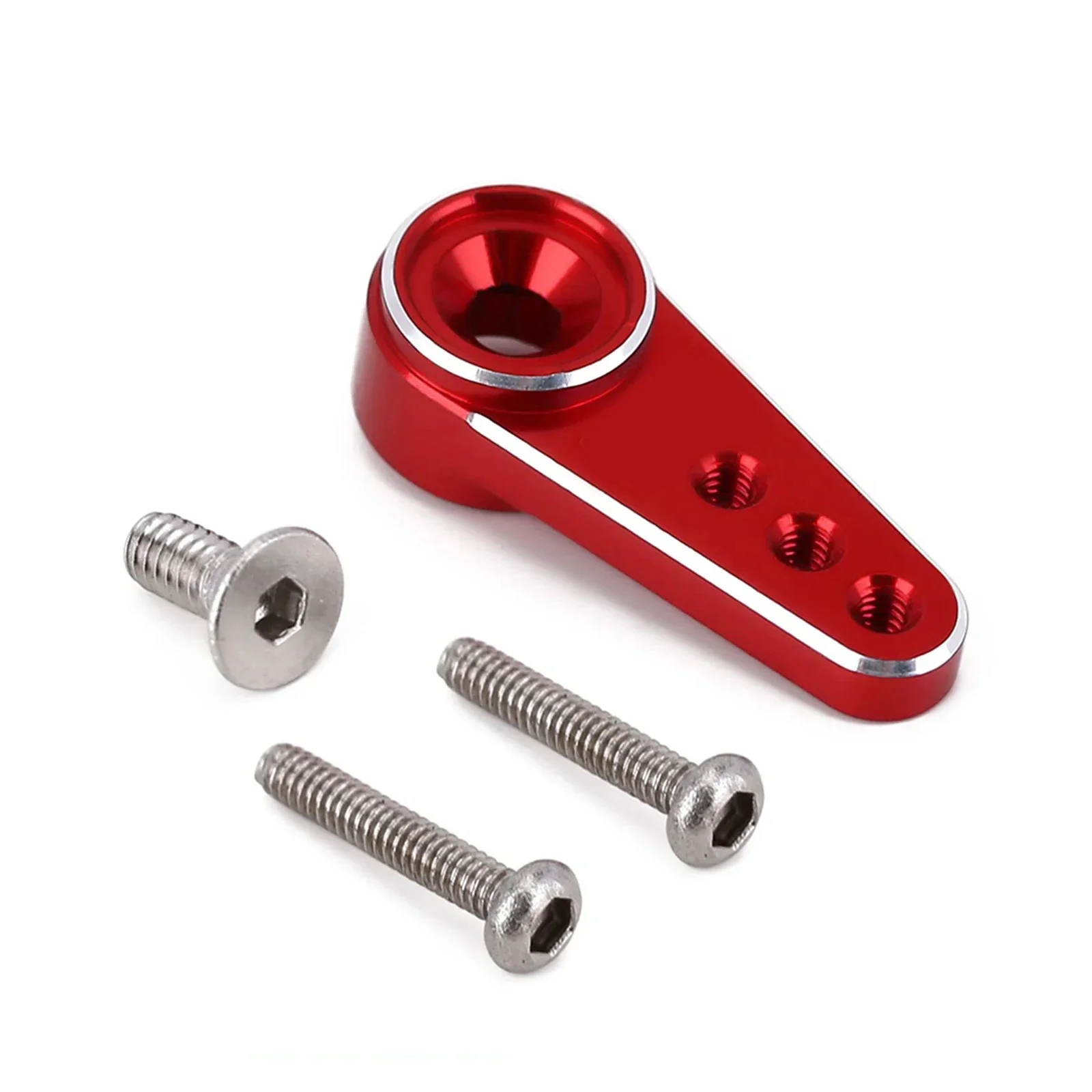 Bras de klaxon servo en métal 15T pour Emax ES08MA II, adapté à la voiture sur chenilles Axial SCX24 1/24 RC, pièces de voiture sur chenilles RC