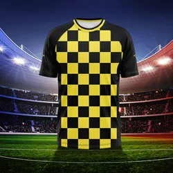 Men Sports Serseys 3D High-Definition Printed T-Shirts Free Design Advertisement Short Sleeves Casual Outdoor Shirts Number Team