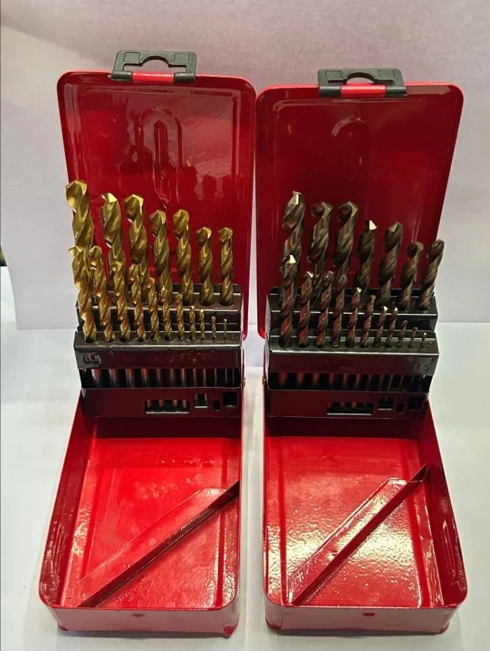 M35 kobaltowe wiertło do metalu z chwytem prostym zestaw wierteł krętych HSS-Co narzędzie do otwierania otworów do stali nierdzewnej metal żelazo obróbka drewna — zdjęcie 2