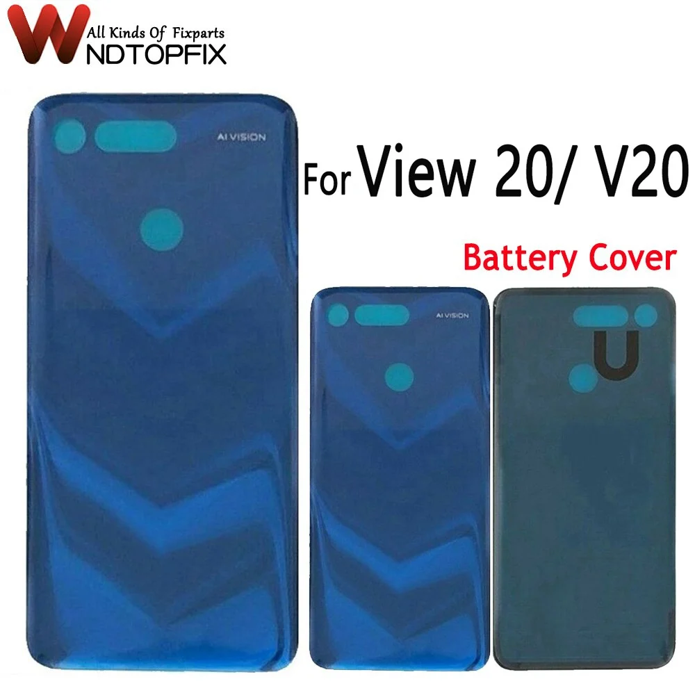 

New 6.4" For Huawei Honor View 20 Battery Cover Door Back Housing Rear Case V20 Replacement Parts For Honor View 20 Back Cover