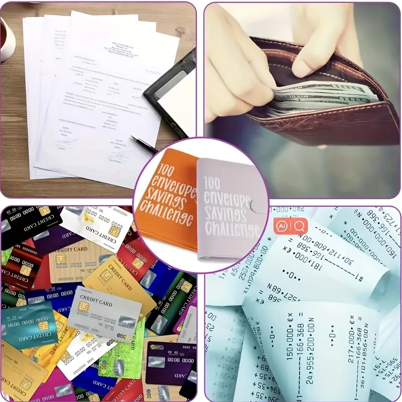 Бюджетный планировщик формата А5 на 2025 год с 100 денежными конвертами, блокнот для выступлений в размере 5 долларов США, новая бюджетная книга, задача по экономии