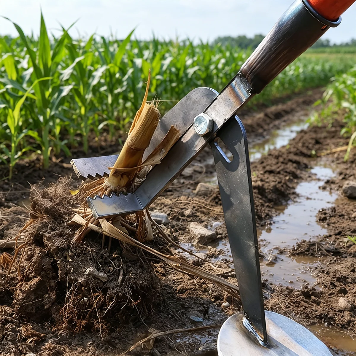 Multi-functional manual root puller, straw removal tool, hand tool, suitable for corn stalks, tomatoes, peppers, and other crops