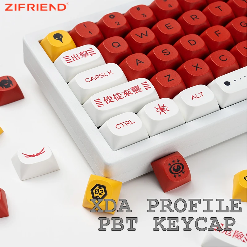 ZIFRIEND 134 Keys No.2 Machine Theme Keycap PBT Sublimation XDA for Customized Mechanical Keyboard Keycap