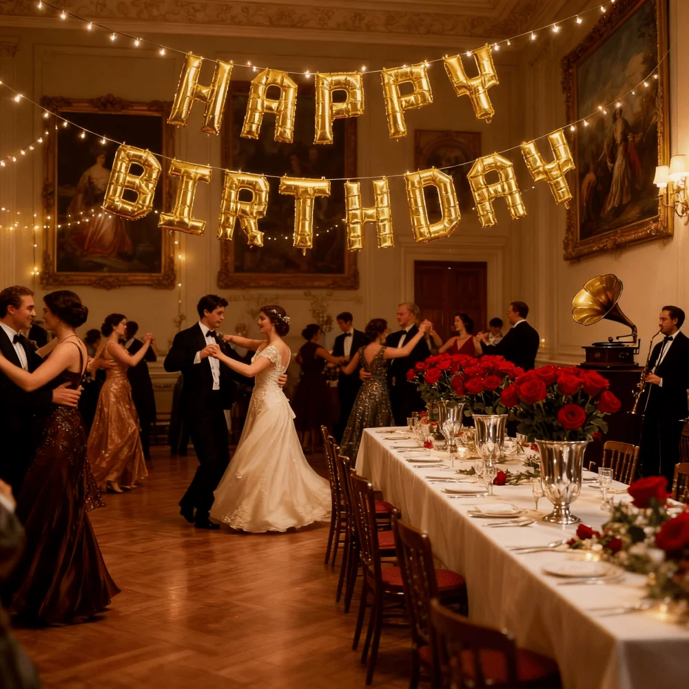 

Happy Birthday Balloons Banner 16 Inch Gold Letter Foil Helium Ballons Kids Toys Air Balloon Baby Anniversaire Supplies