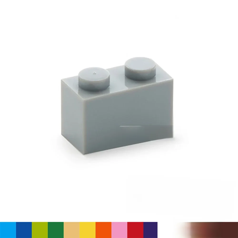 25 pièces bricolage blocs de construction jouets haute 1x2 16 couleurs briques taille Compatible avec 3004 enfants jouets éducatifs pour les enfants