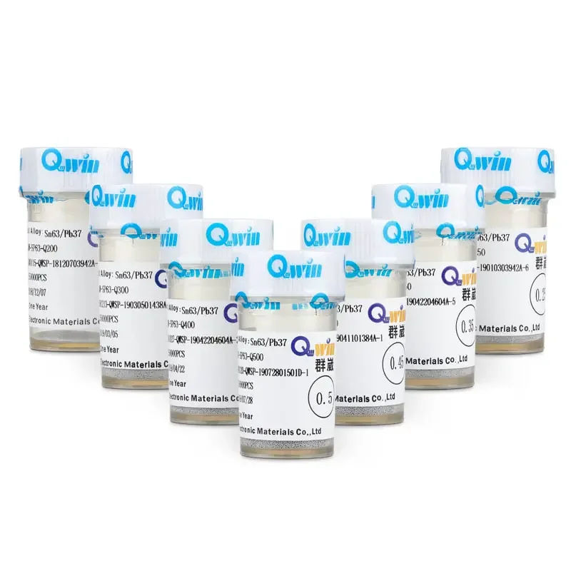 

0.2mm-0.76mm Leaded BGA Solder Balls for Welding Machine Sn63/Pb37 Leaded BGA Soldering