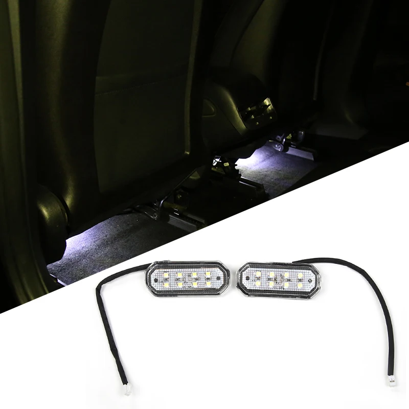 

Easy-Plug LED Interior Lighting Upgrade Under Seat LED Footwell Lights Interior Car Lights Compatible with Tesla Model Y 2021-